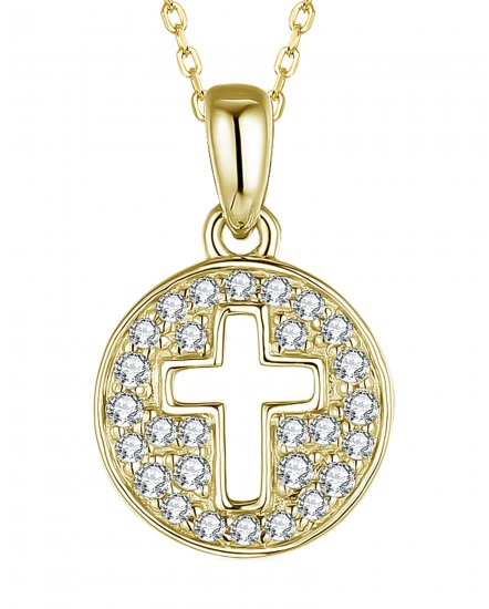 CROSS DIAMOND PENDANT (TP2385)
